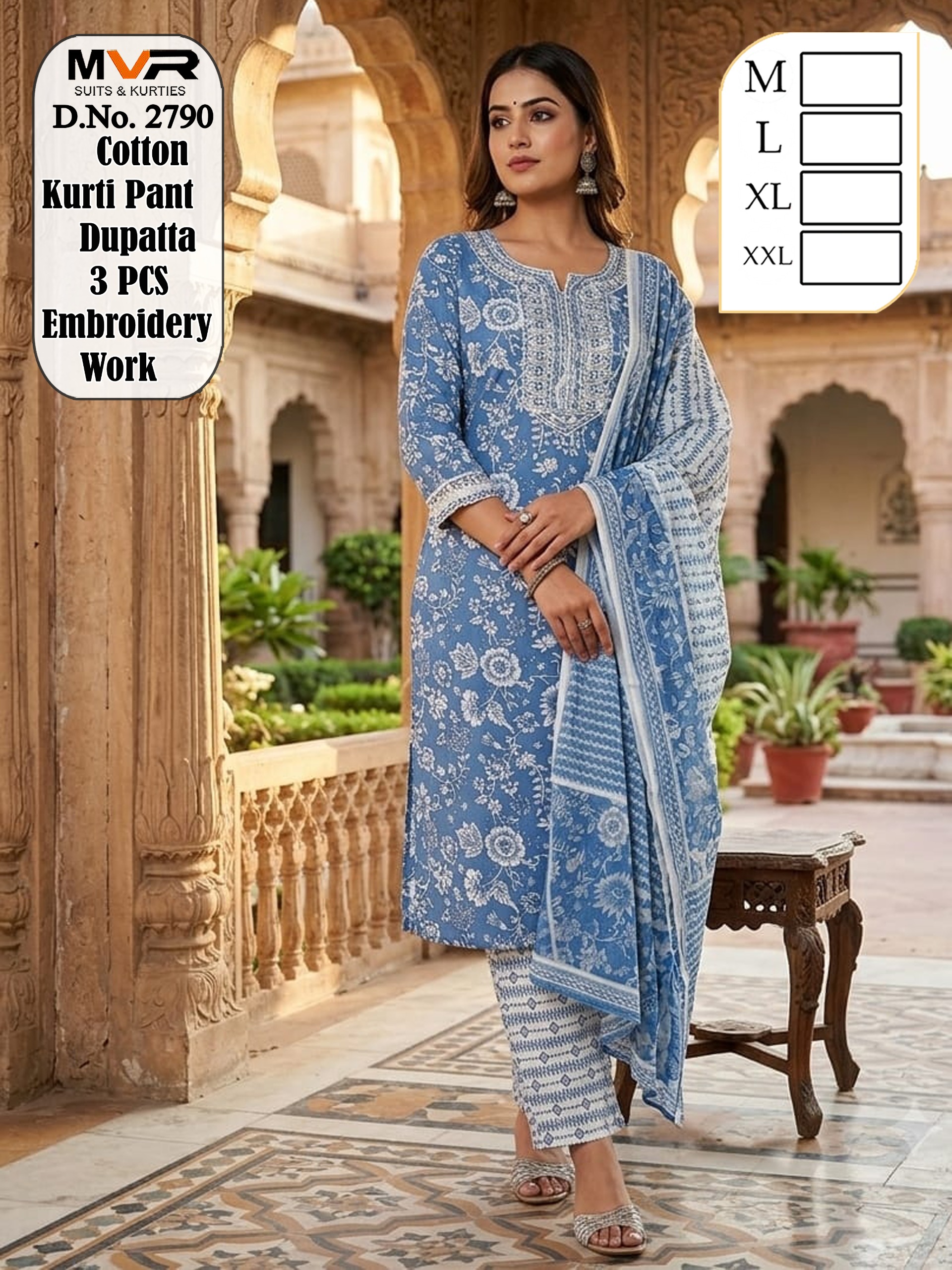 Printed Cotton Night Suit
